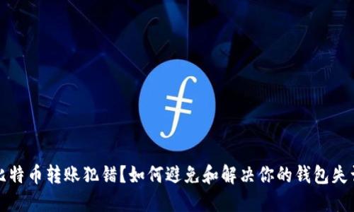 比特币转账犯错？如何避免和解决你的钱包失误